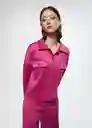 Sudadera Joggi-A Fucsia Talla L Mujer Mango