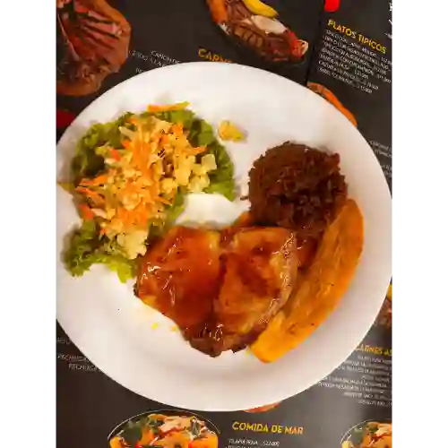 Cañón de Cerdo en Salsa Agridulce