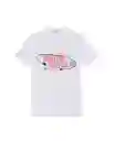 Camiseta Graphic Femenino Blanco 0 Claro Talla S Chevignon