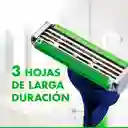 GILLETTE Prestobarba 3 Sensitive Cuchilla de Afeitar con Aloe Máquina de Afeitar Hombre Desechable Afeitada con Menos Irritación Afeitadora para Piel Sensible 8 Uds