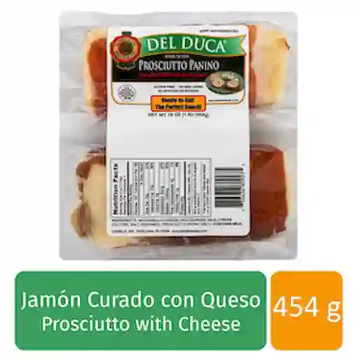 Daniele Jamón Prosciutto Panino en Queso Mozzarella del Duca