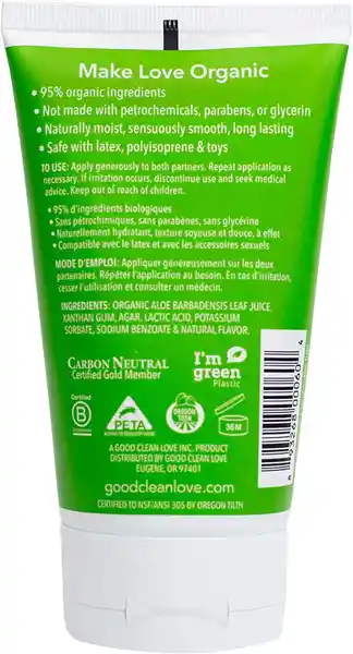 Good Clean Lubricante Orgánico Clean Love 4 Oz