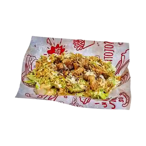 Desgranado pollo y carne