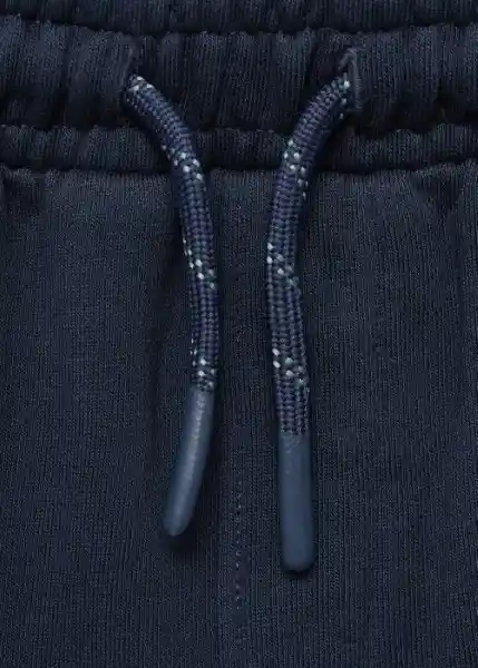 Bermuda Cargos Navy Talla 08 Niños Mango