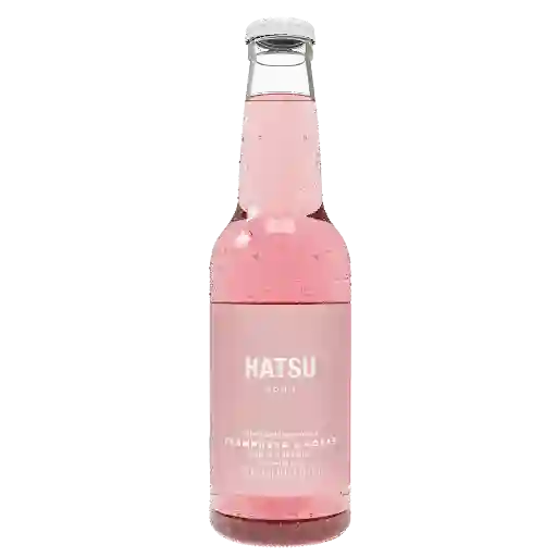 Hatsu Soda Frambuesa y Rosas X 300 ml
