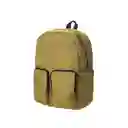 Maleta Con Doble Bolsa Frontal Verde Militar Miniso