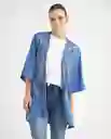 Camisa Azul Niagara Medio Talla L 619F037 Esprit