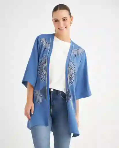 Camisa Azul Niagara Medio Talla L 619F037 Esprit