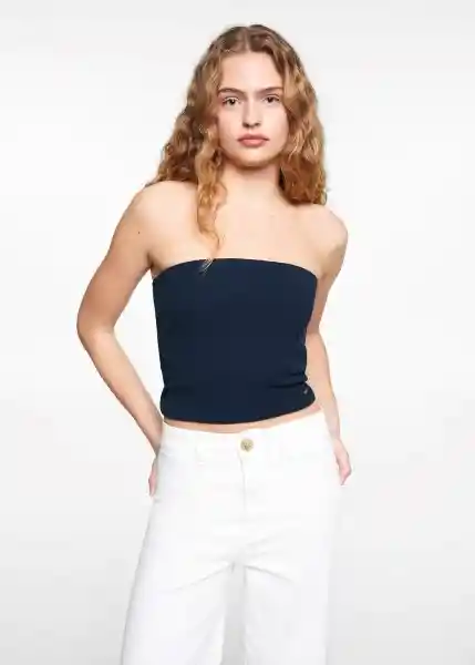 Top Loto Navy Talla 19 Niñas Mango