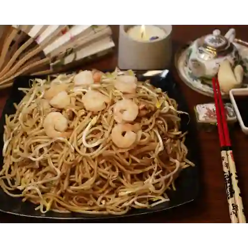 Spaghetti Mixto en Salsa Soya O Agridulc