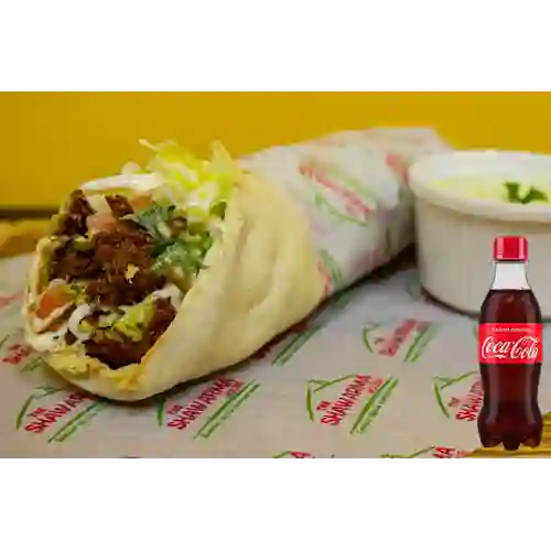 Combo Shawarma Mixto 3 +Cocacola Orig 250ml