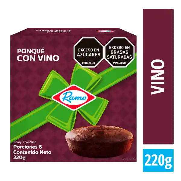 Ramo Ponque Vino Caja 220 g