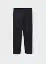 Pantalón Boreli Negro Talla 44 Mujer Mango