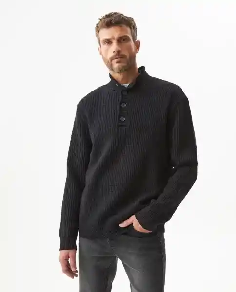 Suéter Winter Masculino Negro Sombrío Ultraoscuro TS Chevignon