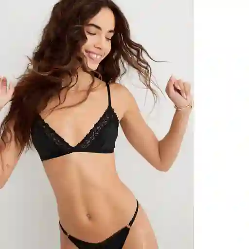 Bralette Negro Talla: X-Large American Eagle