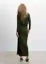 Vestido Vane-A Khaki Talla M Mujer Mango