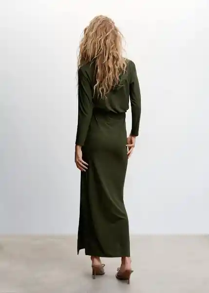 Vestido Vane-A Khaki Talla M Mujer Mango