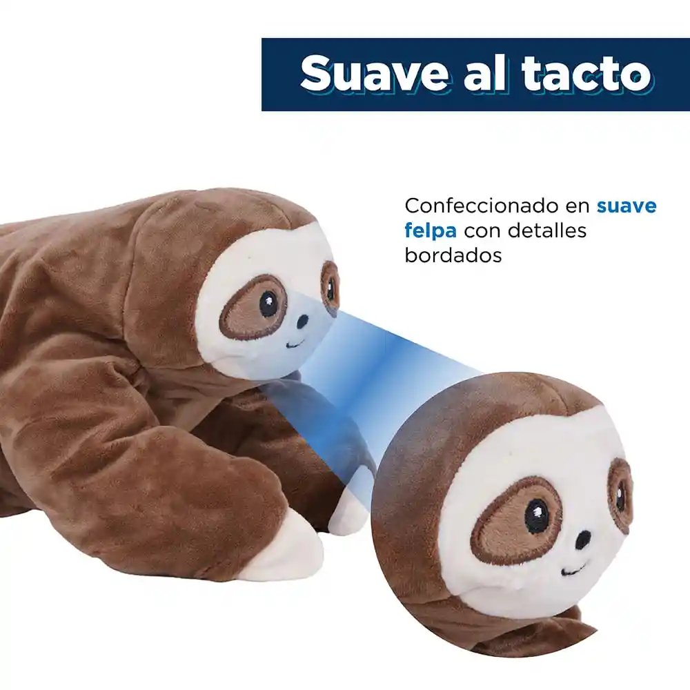 Peluche Oso Perezoso Mediano Café Miniso