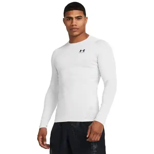 Under Armour Camiseta hg Comp ls Hombre Blanco Talla LG