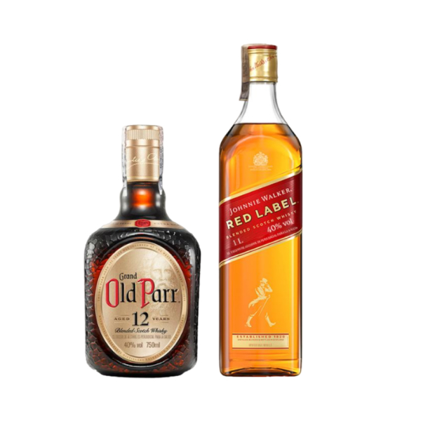 Combo Old Parr + Red Label