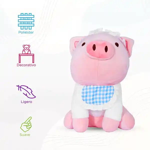 Peluche de Juguete Pajamas Pig Series Bib Miniso