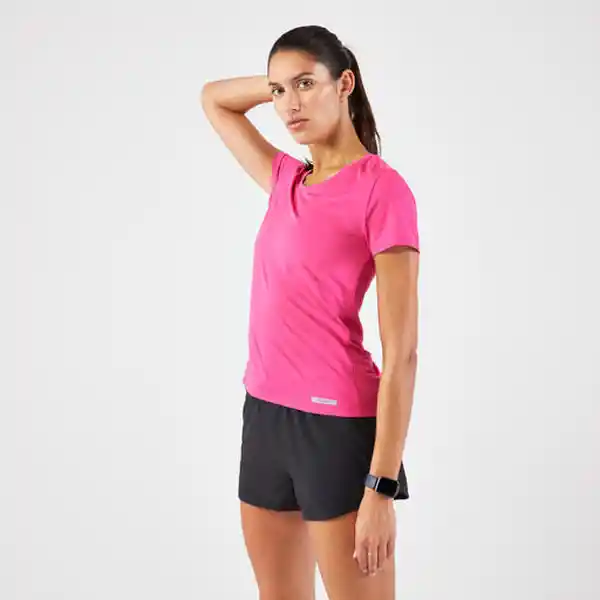 Kalenji Camiseta Running 100 Transpirable Mujer Fucsia Talla S