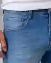Jean Súper Slim Hombre Azul Denim Medio T 34 40566 Rifle