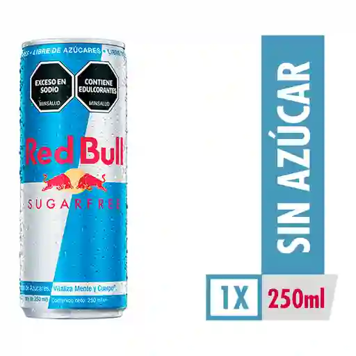 Red Bull Bebida Energizante Sin Azúcar 250 mL
