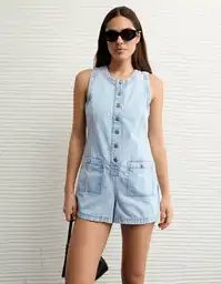 Vestido Mujer Azul Talla X-Small 8722764 American Eagle