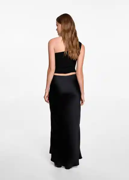 Falda Noche Negro Talla 22 Teen Niñas Mango