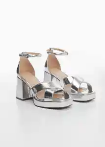 Sandalias Julieta Plata Talla 40 Niñas Mango