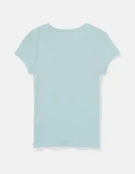 Camiseta Mujer Azul Talla Medium American Eagle 15379512