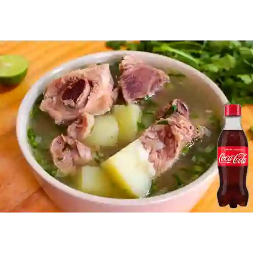 Combo Caldo de Costilla + Coca Cola Pet 250 ml