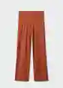 Pantalón Diego2 Caramelo Talla M Mujer Mango