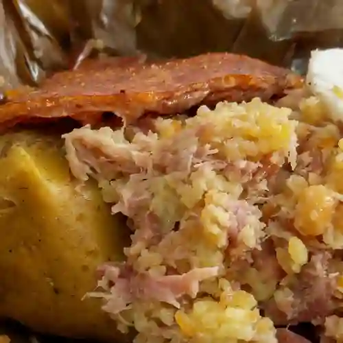 Tamal Super Volteado