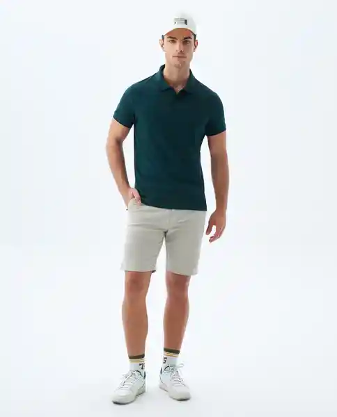 Camiseta Hombre Verde Talla L 800G001_VER195511 Americanino