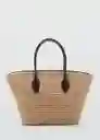 Bolso G Luis Chocolate Talla 99 Mujer Mango