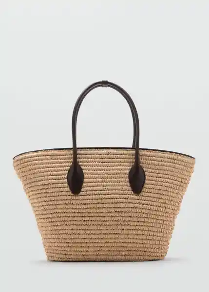 Bolso G Luis Chocolate Talla 99 Mujer Mango