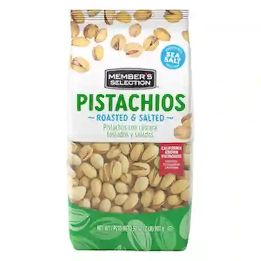 Members Selection Pistachos con Cáscara Tostados y Salados