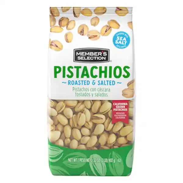 Members Selection Pistachos con Cáscara Tostados y Salados