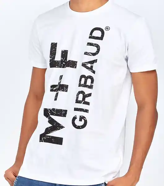 Girbaud Camiseta Blanco Talla L 112892