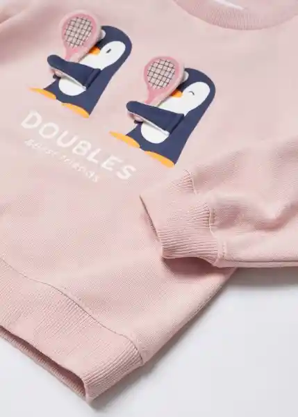 Sudadera Doubles Rosa Talla 72 Niña Mango