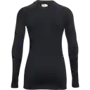 Under Armour Camiseta Authentics Crew Negro Para Mujer Talla LG