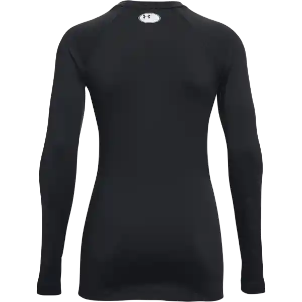 Under Armour Camiseta Authentics Crew Negro Para Mujer Talla LG