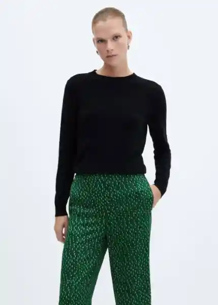 Pantalón Slay-w Verde Talla XL Mujer Mango