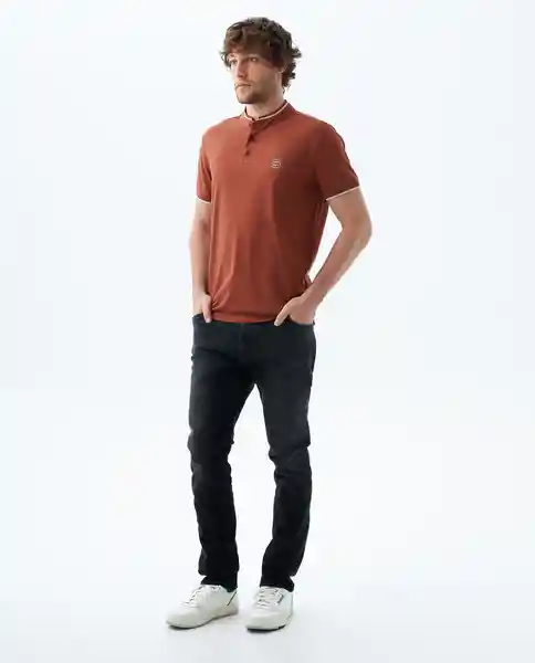 Camiseta Hombre Café Talla M 800G003_CAF181238 Americanino
