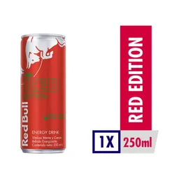 Red Bull Bebida Energizante Red Edition Sabor a Sandía