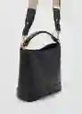 Bolso P Isolda Negro Talla 99 Mujer Mango
