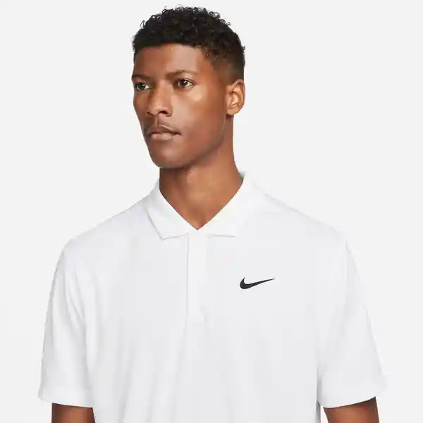 Nike Camiseta Polo M Nkct Df Solid Para Hombre Blanco Talla L