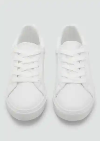 Tenis Deportiva Adam Blanco Talla 37 Niños Mango